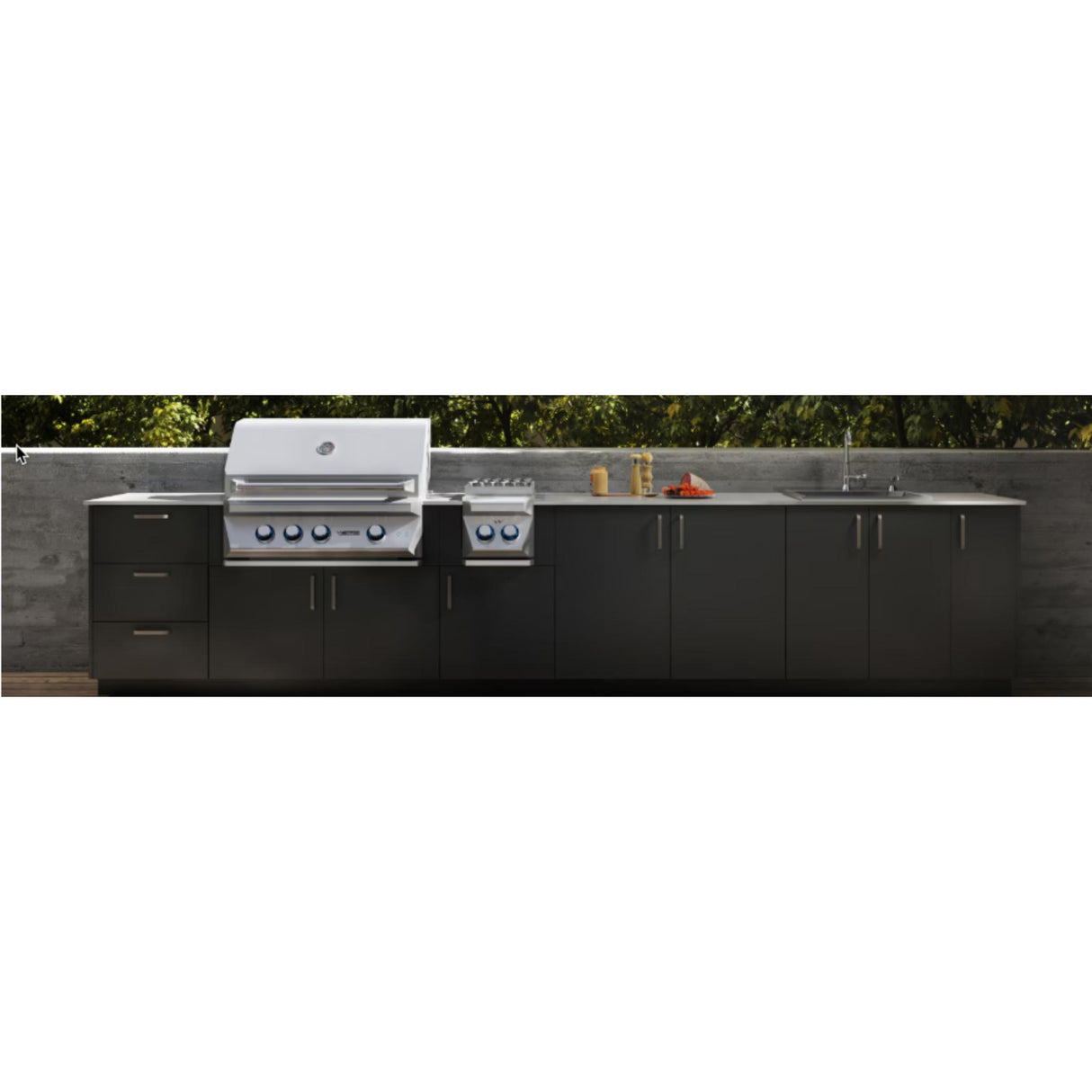 Patio Grill Paradise Boise Outdoor Kitchen Island
