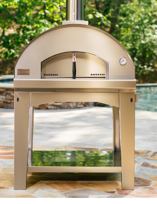 Patio Grill Paradise Kansas Wood-Fired Pizza Oven & Cart